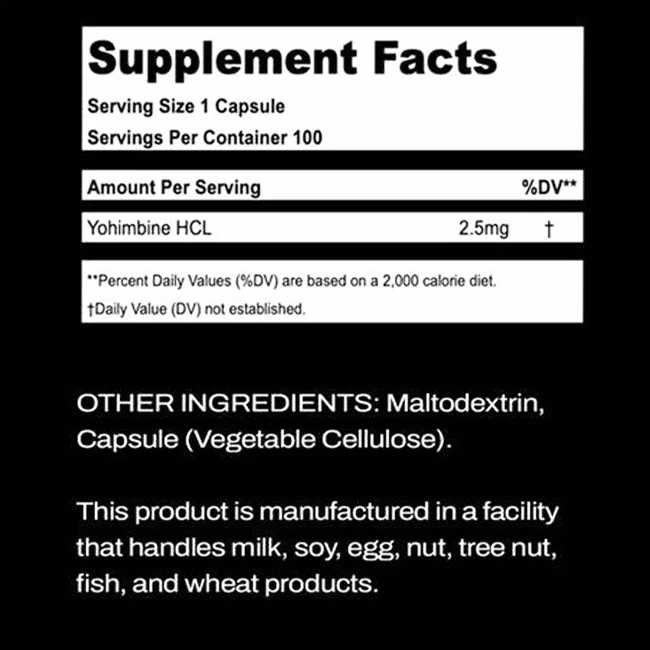 Yohimbine capsules Yohimbine capsules